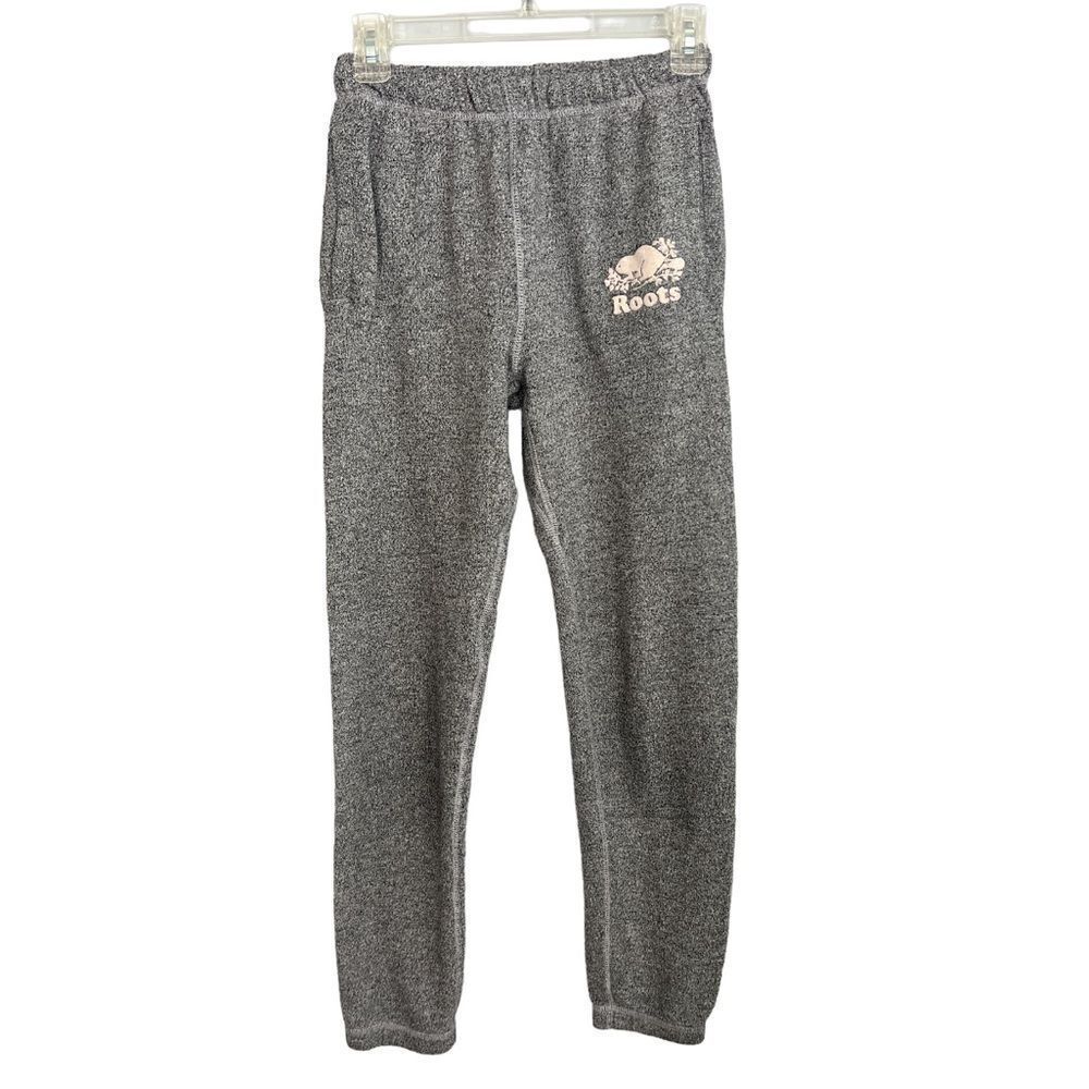 Roots Canada Women’s XXS Jogger gray logo Sweatpants